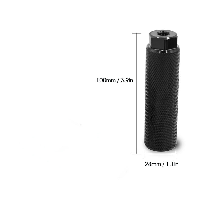 1PCS Alloy Foot Stunt Peg – Non-Slip Axle Footrest for MTB & BMX Bikes
