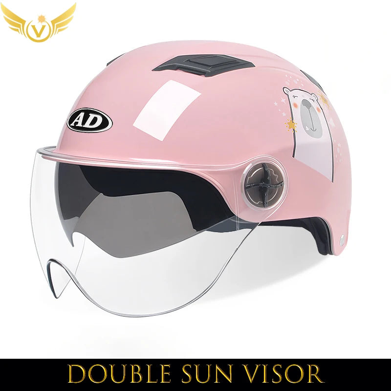 V-Series Summer Motorcycle Helmet – Lightweight, Durable & Urban Safety Design for Men & Women