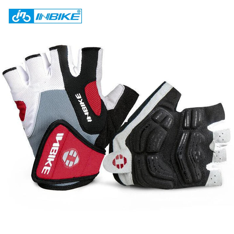 INBIKE Shockproof GEL Pad Half Finger Cycling Gloves – Ultimate Comfort & Protection