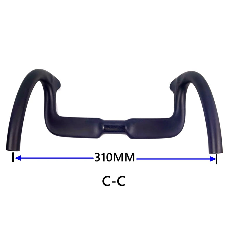 BIKEDOC Carbon Track Handlebars – Aero Sprint Bunch Bars (Super Light 330MM)