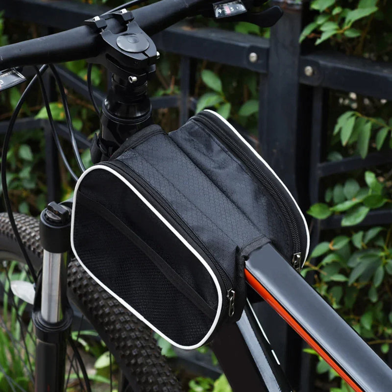 SPORTARC Bicycle Front Tube Frame Bag – Waterproof, Durable Saddle Pouch for Mobile Phones & Accessories