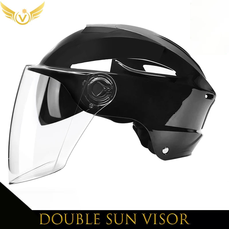 V-Series Summer Motorcycle Helmet – Lightweight, Durable & Urban Safety Design for Men & Women