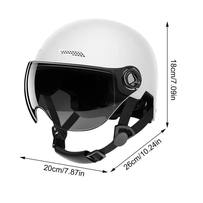 Ultra-Light ABS Cycling & Motorcycle Helmet – Shockproof, Breathable & Adjustable Fit for Safe Riding