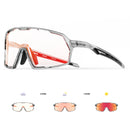 Kapvoe Photochromic Cycling Sunglasses – UV400 Protection, Lightweight Sports Goggles for MTB & Road Biking