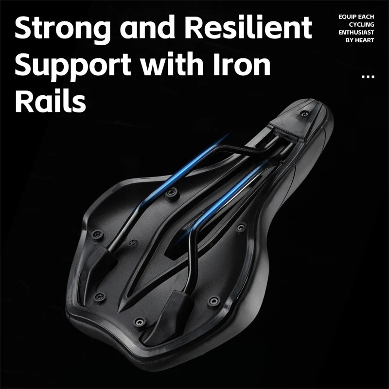 WEST BIKING Ultra-Light Hollow Bicycle Saddle – Breathable, Shock-Absorbing & Non-Slip for Road & MTB Cycling
