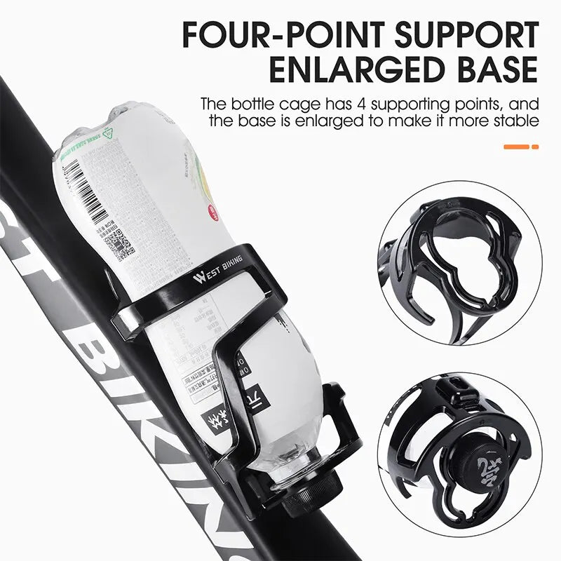 WEST BIKING Lightweight Bicycle Water Bottle Holder – Secure & Versatile