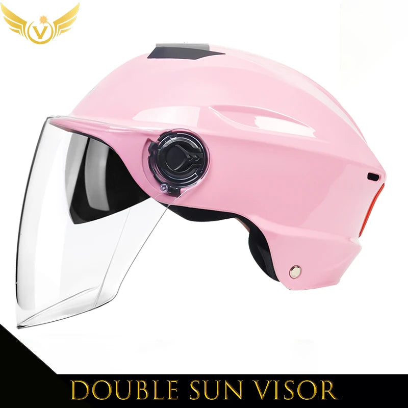 V-Series Summer Motorcycle Helmet – Lightweight, Durable & Urban Safety Design for Men & Women