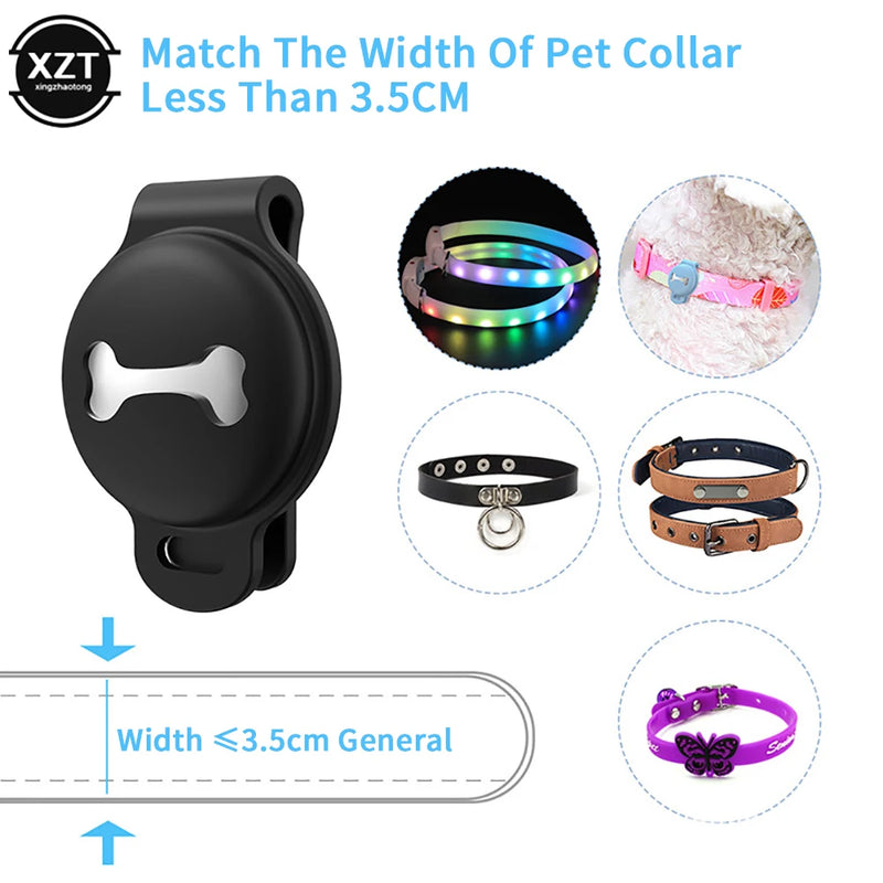 WYMECT Dog Bone Silicone Sleeve – Protective GPS Tracker Cover for Anti-Lost Pet Tracking