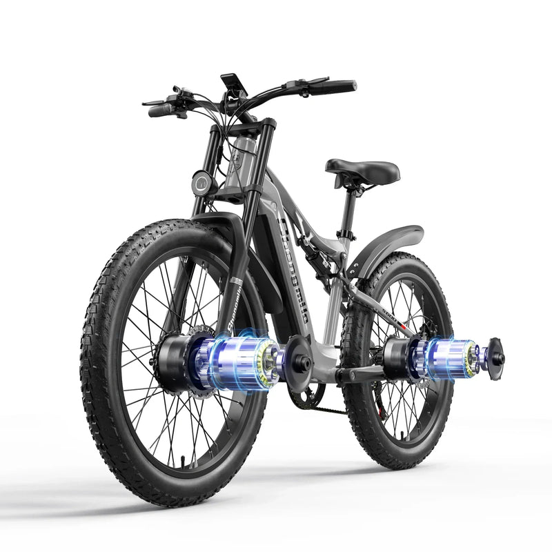 Shengmilo S600 Electric Mountain Bike – 2000W Dual Motor Off-Road E-Bike