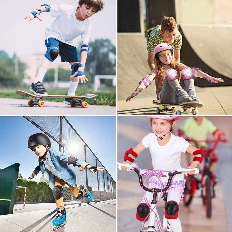 TOPRUNN Kids Multi-Sport Helmet & Protective Gear Set – Impact-Resistant, Adjustable & Breathable for Cycling, Skating & BMX
