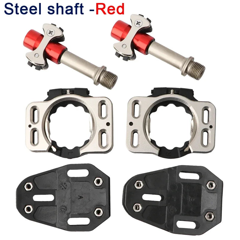 MEROCA Ultralight Titanium Alloy Road Bike Pedals – High-Performance Self-Locking Pedals