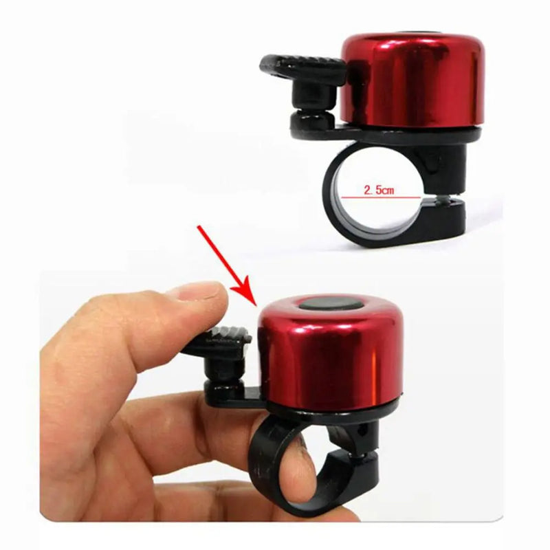 NoEnName_Null Mini Bicycle Bell – Compact, Loud Handlebar Warning Horn for Cycling Safety