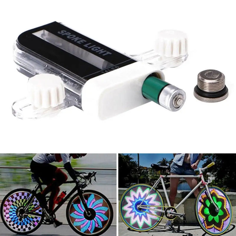 LED Bicycle Spoke Light – Waterproof, Durable & High-Visibility Cycling Wheel Decor for Night Safety