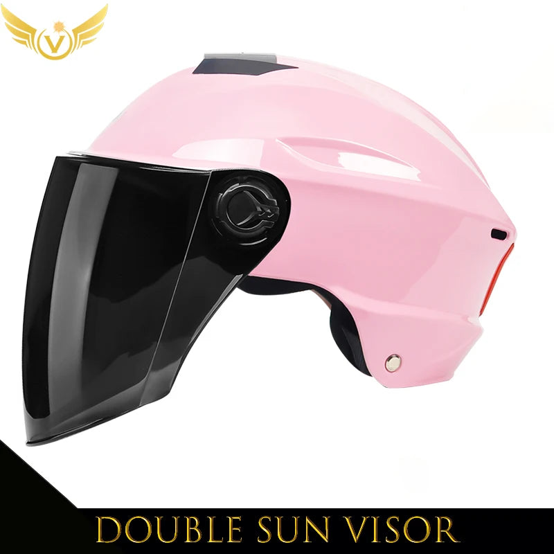 V-Series Summer Motorcycle Helmet – Lightweight, Durable & Urban Safety Design for Men & Women