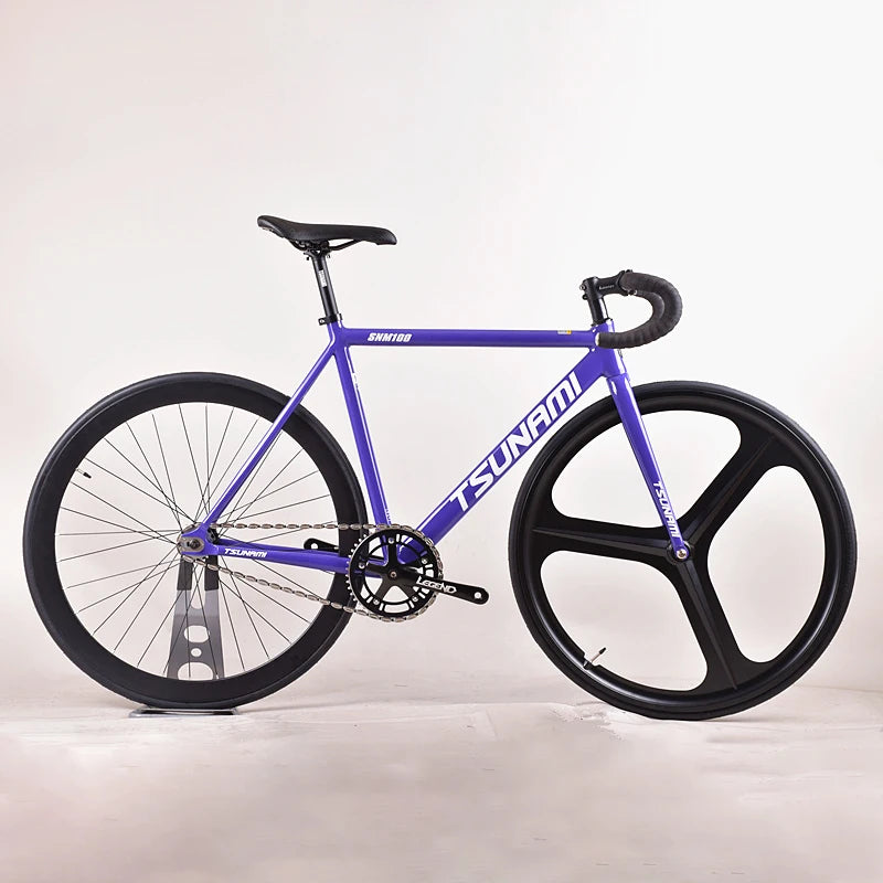 Tsunami SNM100 Fixie Fixed Gear Bike – Lightweight Track Racing Bicycle
