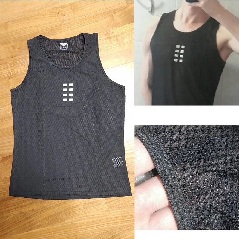 WOSAWE Sleeveless Cycling Base Layer – Breathable & Quick-Dry Undershirt