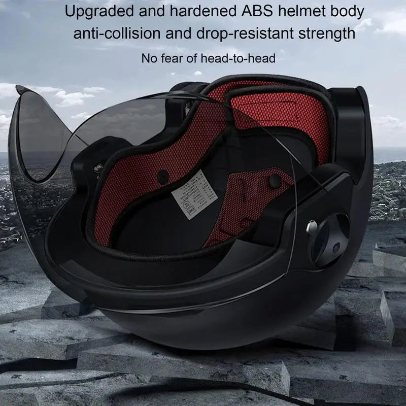 Ultra-Light ABS Cycling & Motorcycle Helmet – Shockproof, Breathable & Adjustable Fit for Safe Riding
