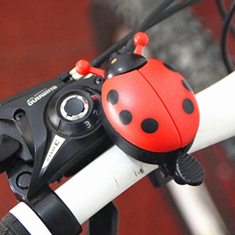 Cute Cartoon Ladybug Bike Bell – Loud, Clear Sound for Kids' Bicycles, Scooters & Balance Bikes