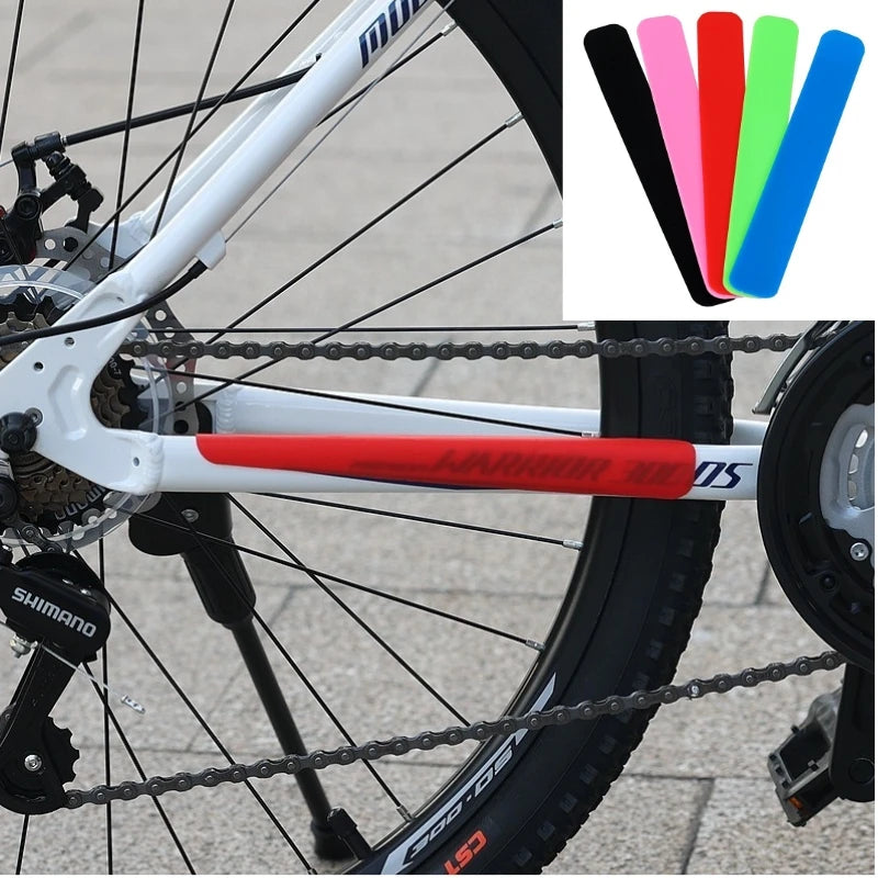 Silicone Bicycle Chain Protector – Anti-Scratch, Waterproof & Easy-to-Apply Frame Protection for Mountain & Road Bikes