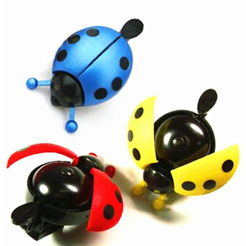 Cute Cartoon Ladybug Bike Bell – Loud, Clear Sound for Kids' Bicycles, Scooters & Balance Bikes