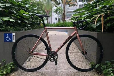 Tsunami SNM100 Fixie Fixed Gear Bike – Lightweight Track Racing Bicycle