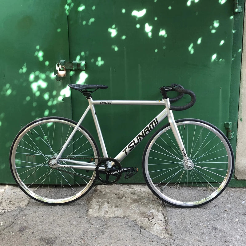 Tsunami SNM100 Fixie Fixed Gear Bike – Lightweight Track Racing Bicycle