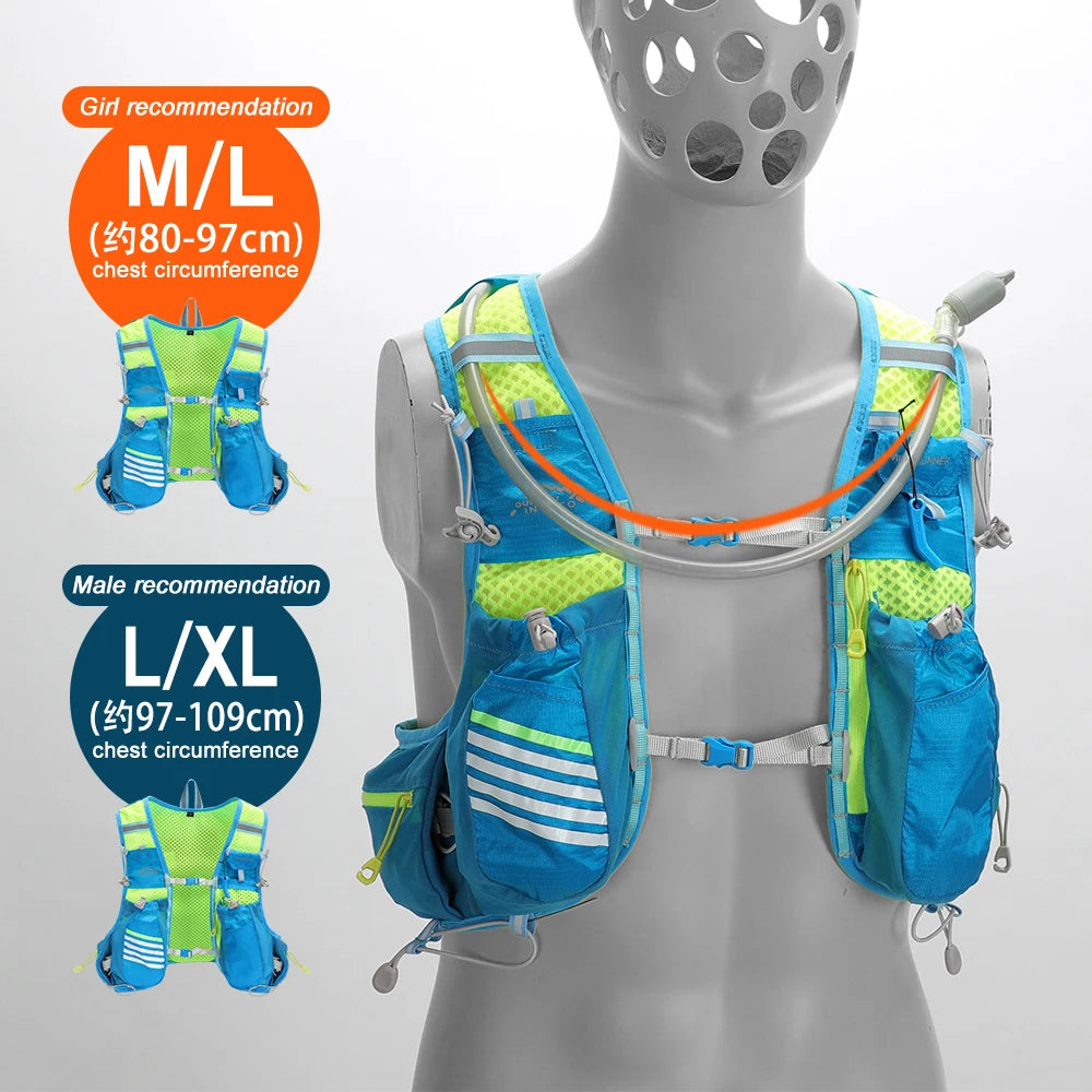 INOXTO 8L Hydration Vest Backpack – Lightweight & Breathable