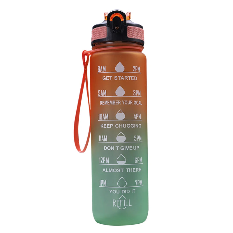 1L Portable Sport Water Bottle – Leakproof & Stylish for Outdoor Fitness & Travel