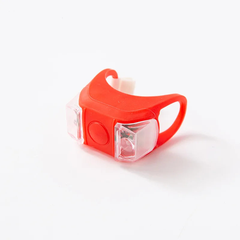 Bike Bicycle Light – 6th Generation Frog Light, AG10 Battery, Waterproof Silicone LED Warning Light