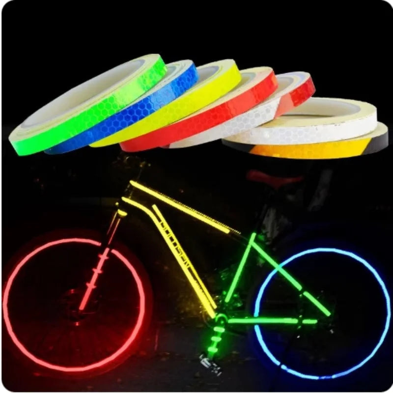 High-Visibility Reflective Tape for Cycling – Waterproof, Fluorescent & Multi-Surface Compatibility