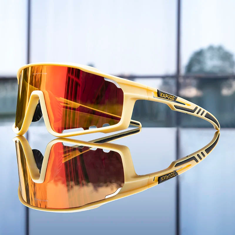 Kapvoe UV400 Cycling Sunglasses – Lightweight & Protective