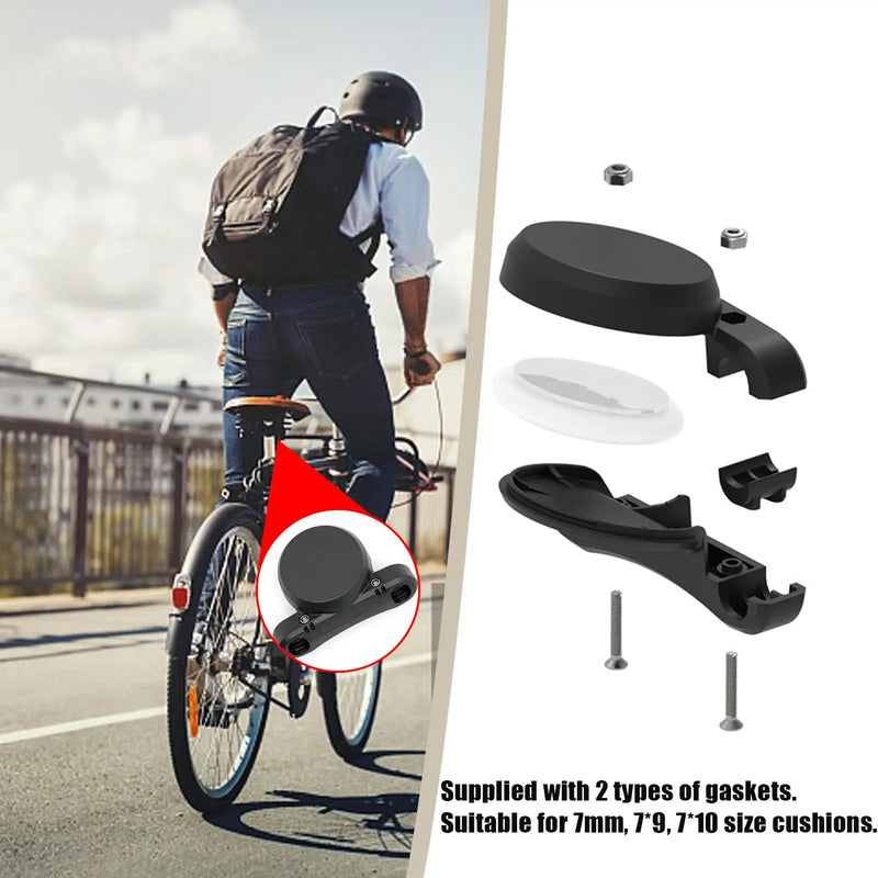 Mini Bike Holder Bracket – Protective AirTag Mount for Anti-Theft GPS Tracking