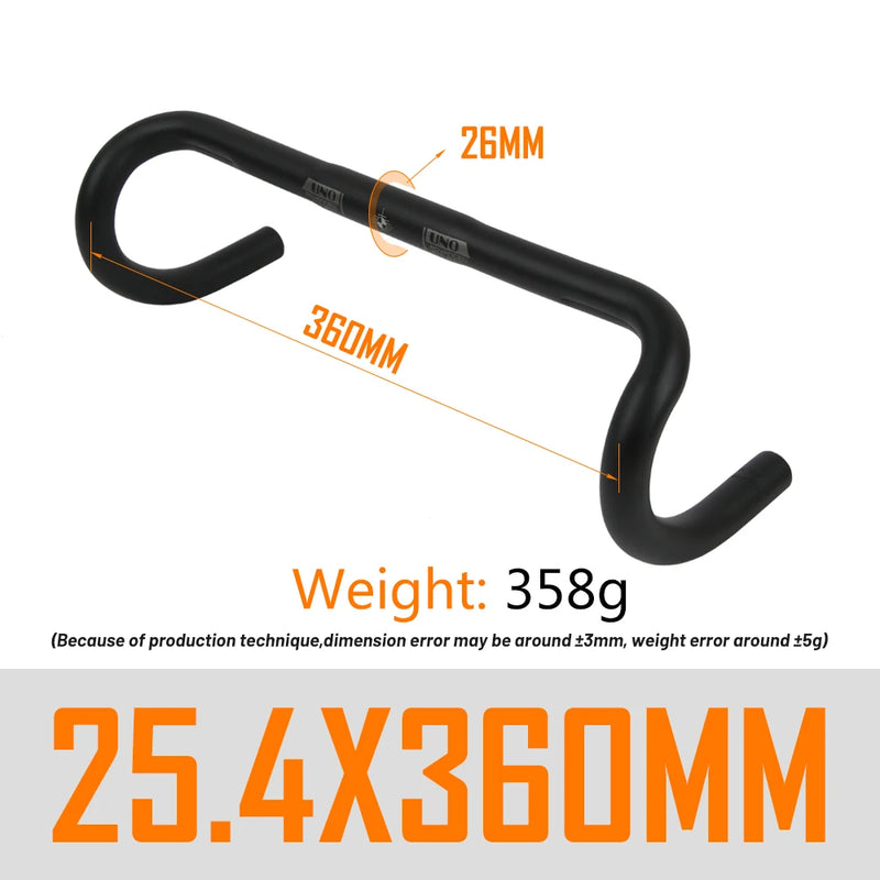 UNO Ultra-Light Racing Road Bike Handlebar – High-Performance Bent Bar