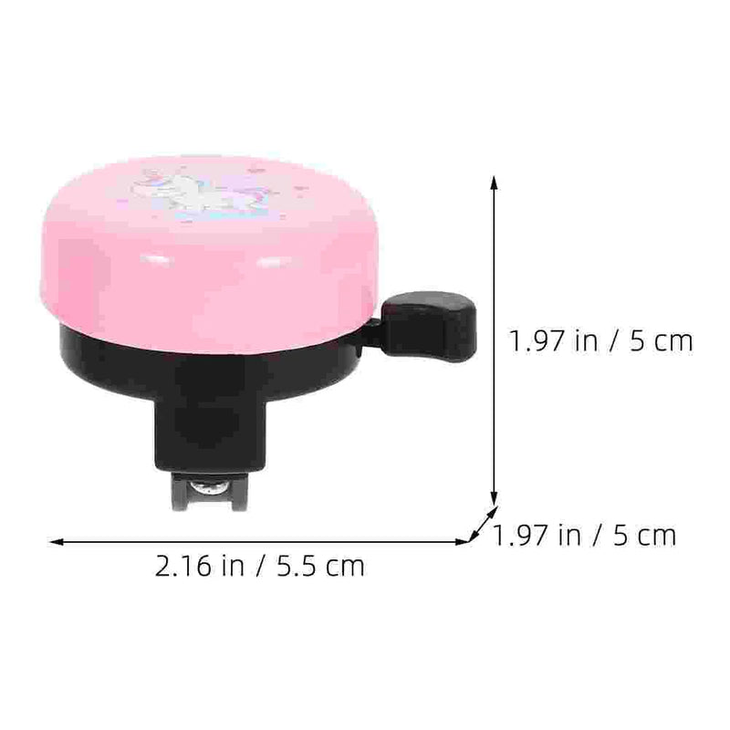 2 Pcs Bicycle Bell – Cute Unicorn Design, Loud Crisp Sound for Bikes, Scooters & Tricycles