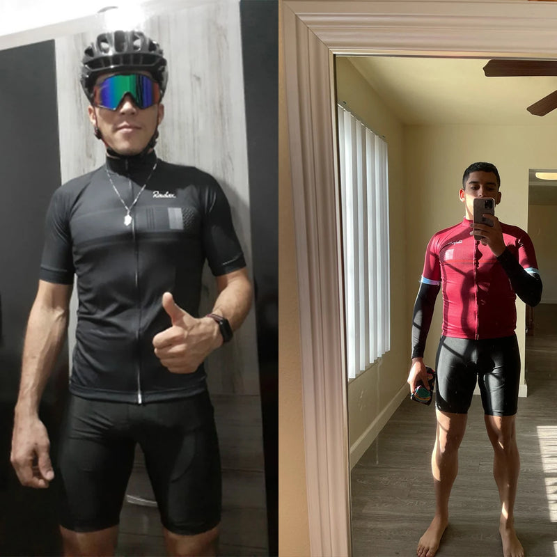 Raudax Classic Black Cycling Jersey – Breathable & Performance-Ready