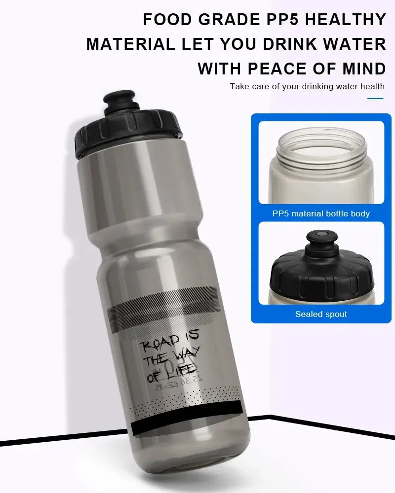 RIDERACE 750ML Sports Squeeze Water Bottle – Lightweight & Portable for Cycling, Running & Outdoor Adventures