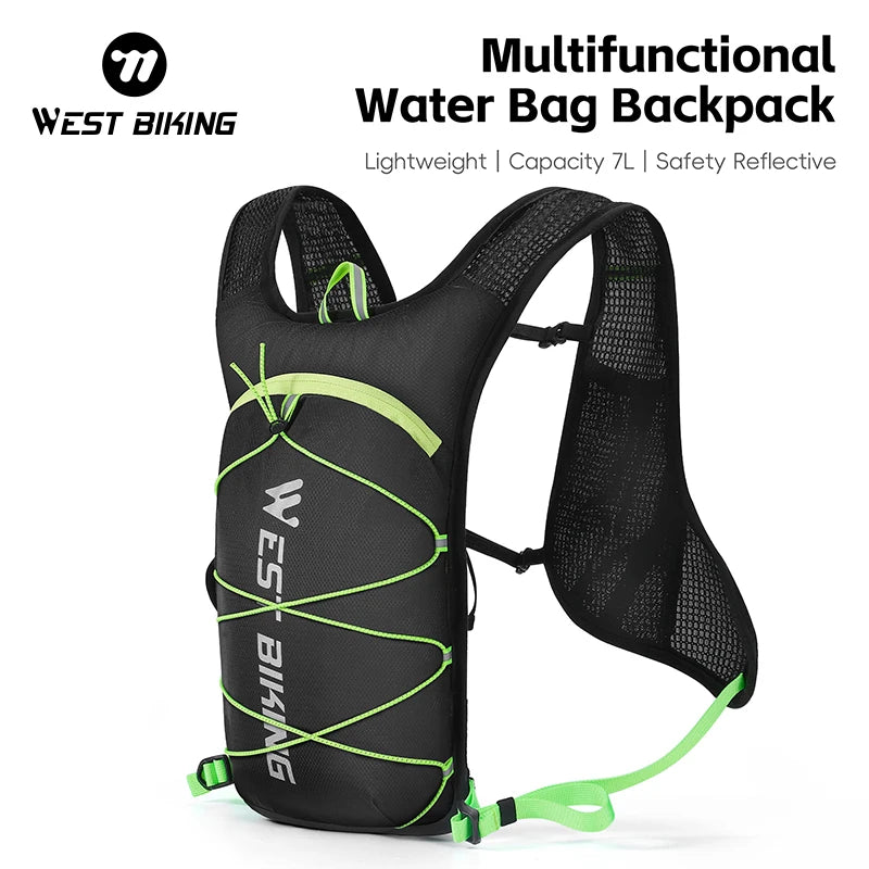 WEST BIKING Ultralight Cycling Backpack – 7L Hydration Bag for Outdoor Activities