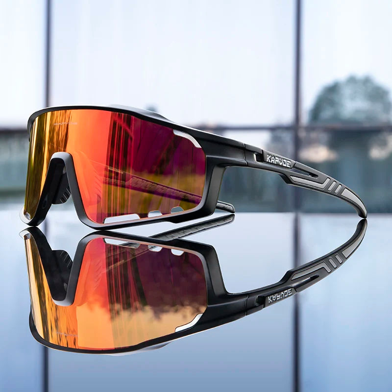 Kapvoe UV400 Cycling Sunglasses – Lightweight & Protective