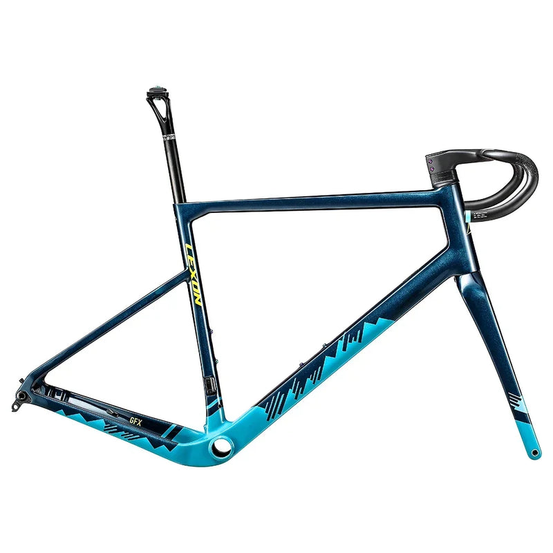 Lexon GFX Carbon Gravel Frame – Ultralight Disc Brake Frameset for Road & Off-Road Cycling