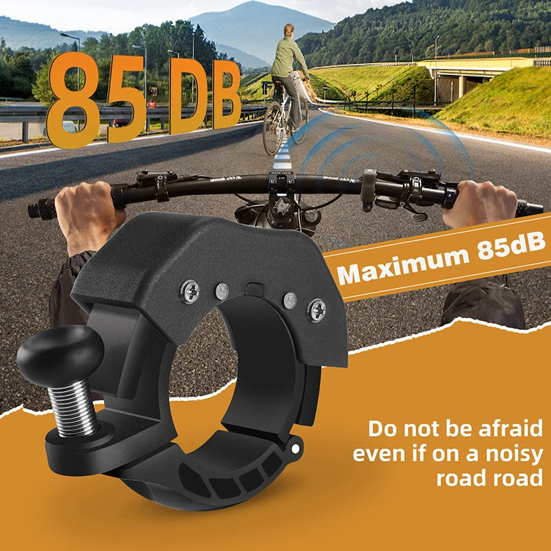 WEST BIKING MTB Road Bike Mini Bell – Loud, Clear Ringtone for 22.2-31.8mm Handlebars