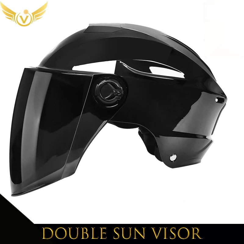 V-Series Summer Motorcycle Helmet – Lightweight, Durable & Urban Safety Design for Men & Women