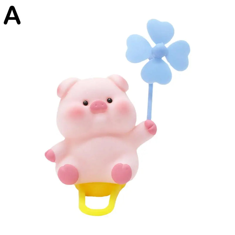 Wind-Broken Rubber Bicycle Ornament – Cute Animal Propeller Decoration for Bikes & Electric Scooters