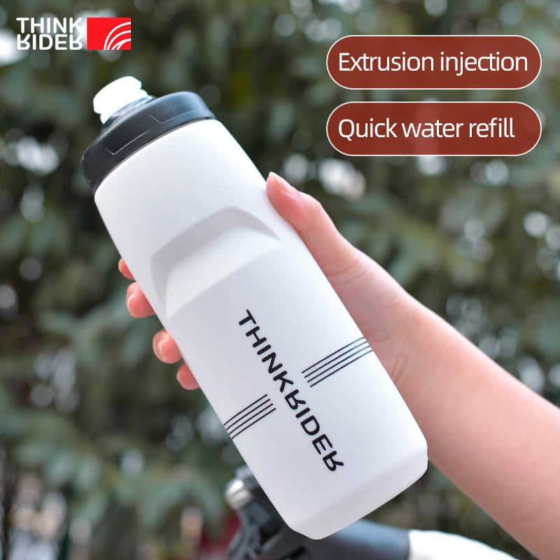 ThinkRider 750ML Leak-Proof Cycling Water Bottle – High Capacity & Quick Hydration