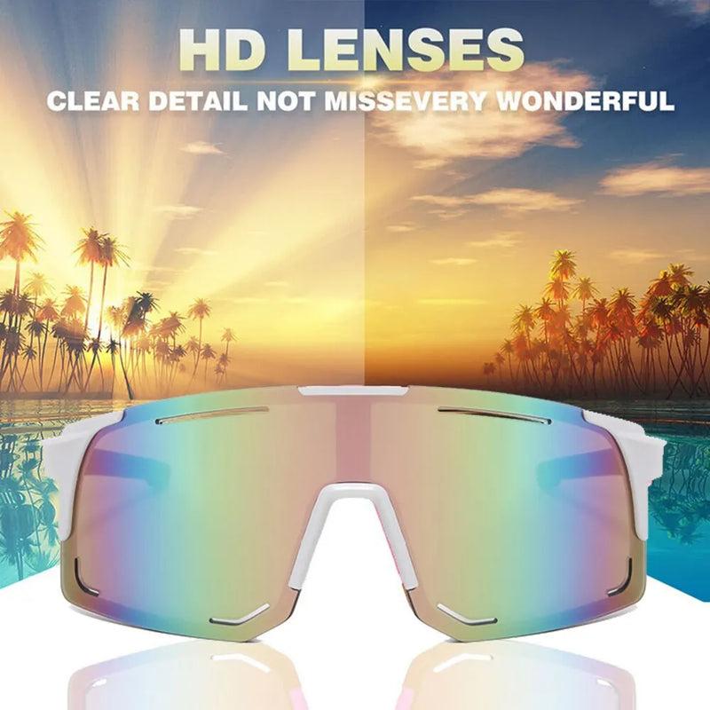 Polarized Cycling Sunglasses – UV400 Protection & Windproof Design