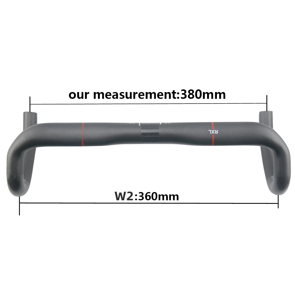 RXL SL Carbon Drop Bar – Lightweight & Aerodynamic for Road Racing