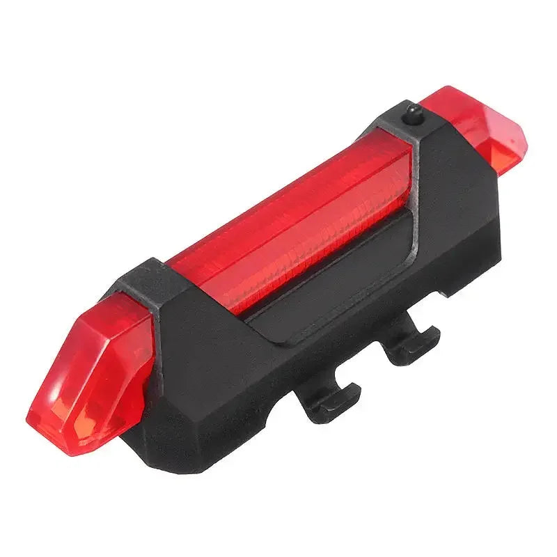 Bicycle Rear LED Light – USB Rechargeable, Waterproof Tail Lamp for MTB & Road Bikes