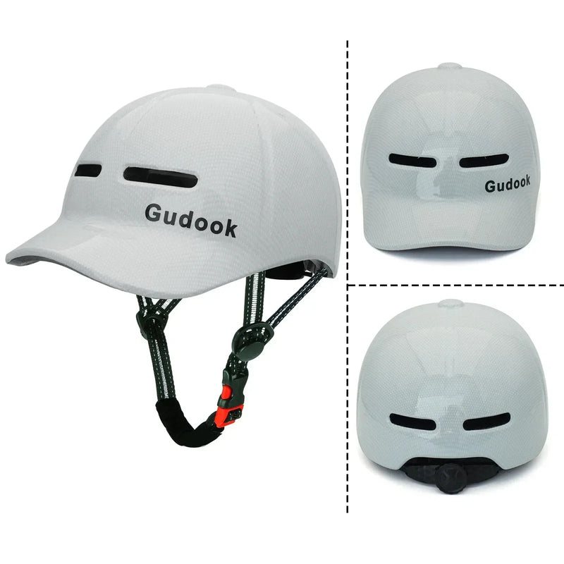 Fashionable Baseball Cap-Style Helmet – Lightweight, Adjustable & Shockproof for Motorcycles, Bikes & Scooters