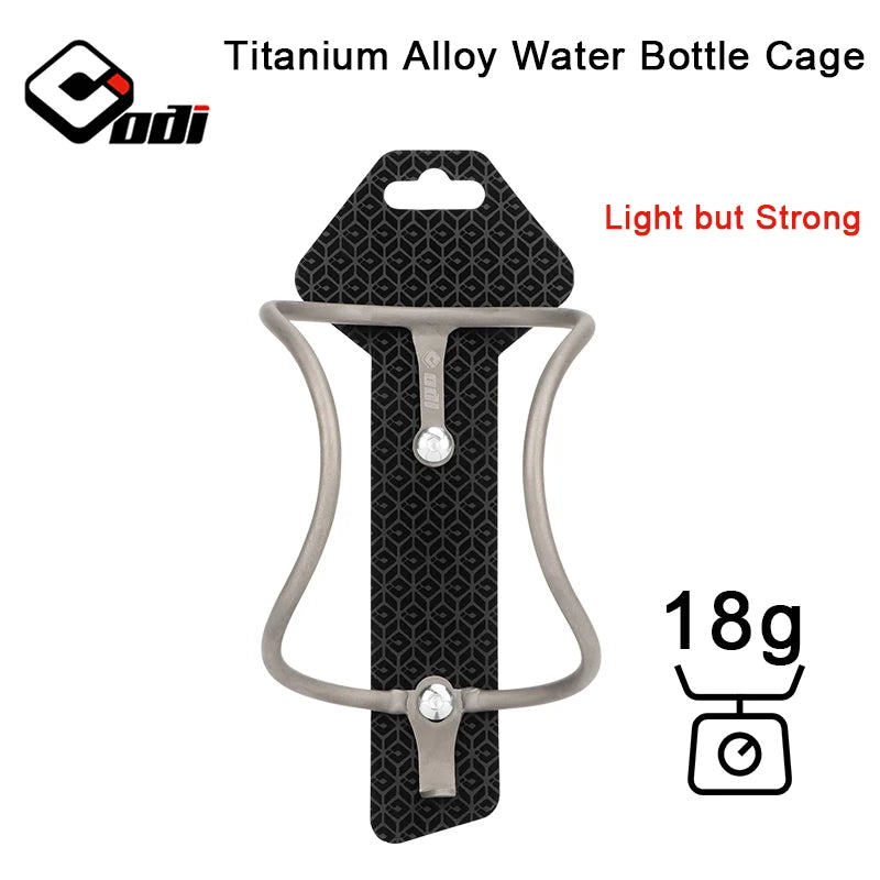 ODI Ultralight 18g Titanium Alloy Bicycle Water Bottle Cage – Durable & Lightweight