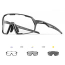 Kapvoe Photochromic Cycling Sunglasses – UV400 Protection, Lightweight Sports Goggles for MTB & Road Biking