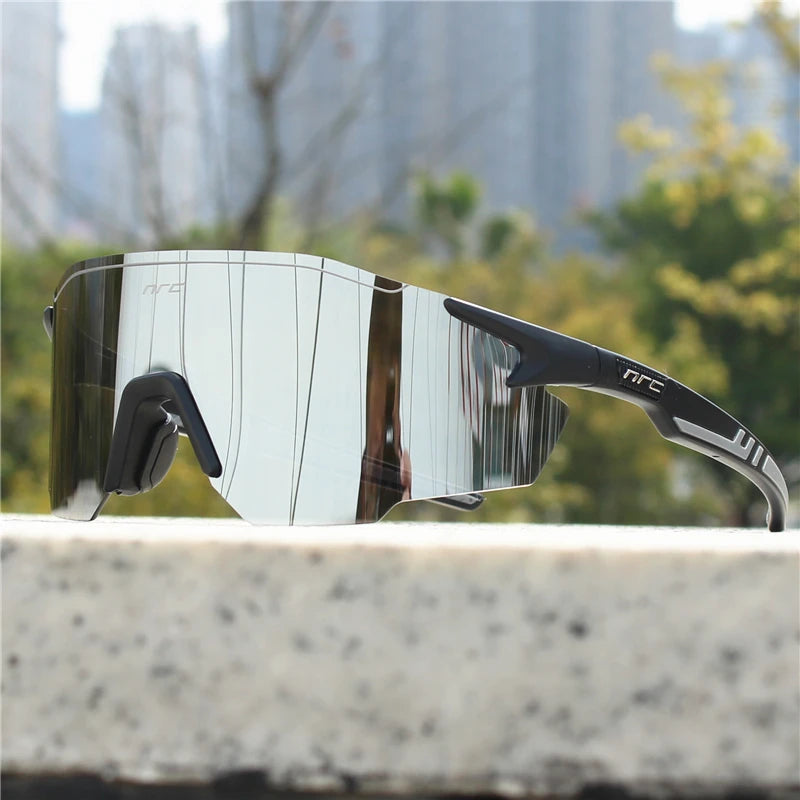 NRC UV400 Cycling Sunglasses – Photochromic & Impact-Resistant